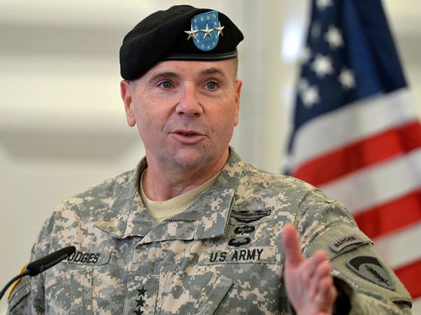 Russia uses  its forces to change the borders of a sovereign country, Ukraine –  the commander of the US army in Europe