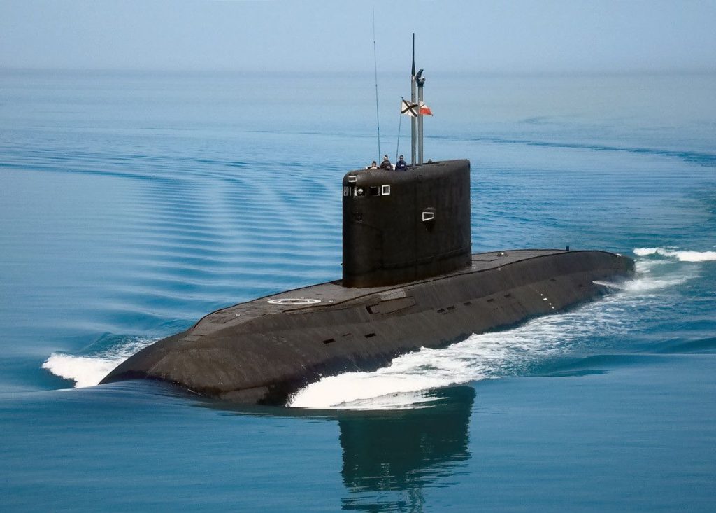 Russian submarine Kilo class "Rostov-na-Donu" 