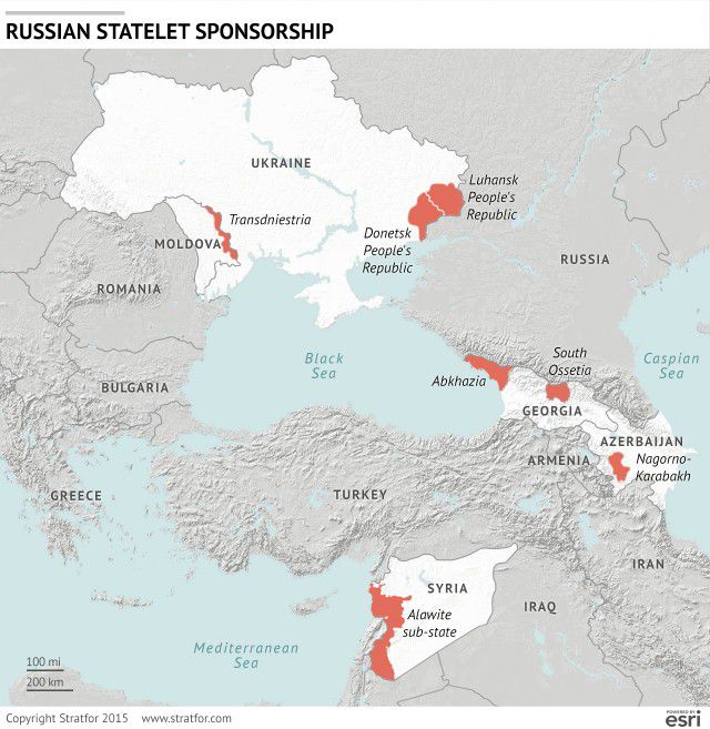 Russia-Supported-Statelets in hybrid coflict